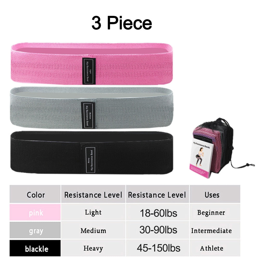 Elastic Fitness Rubber Band Belt