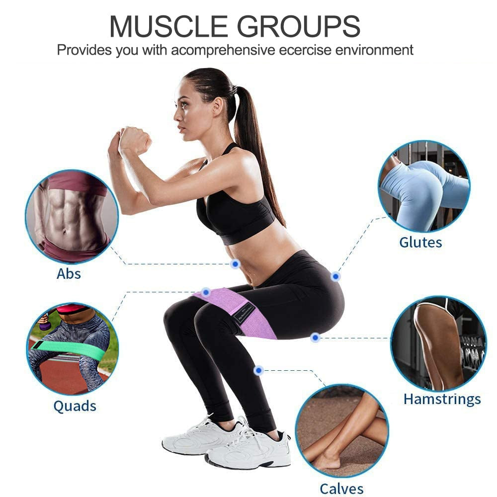 Elastic Fitness Rubber Band Belt