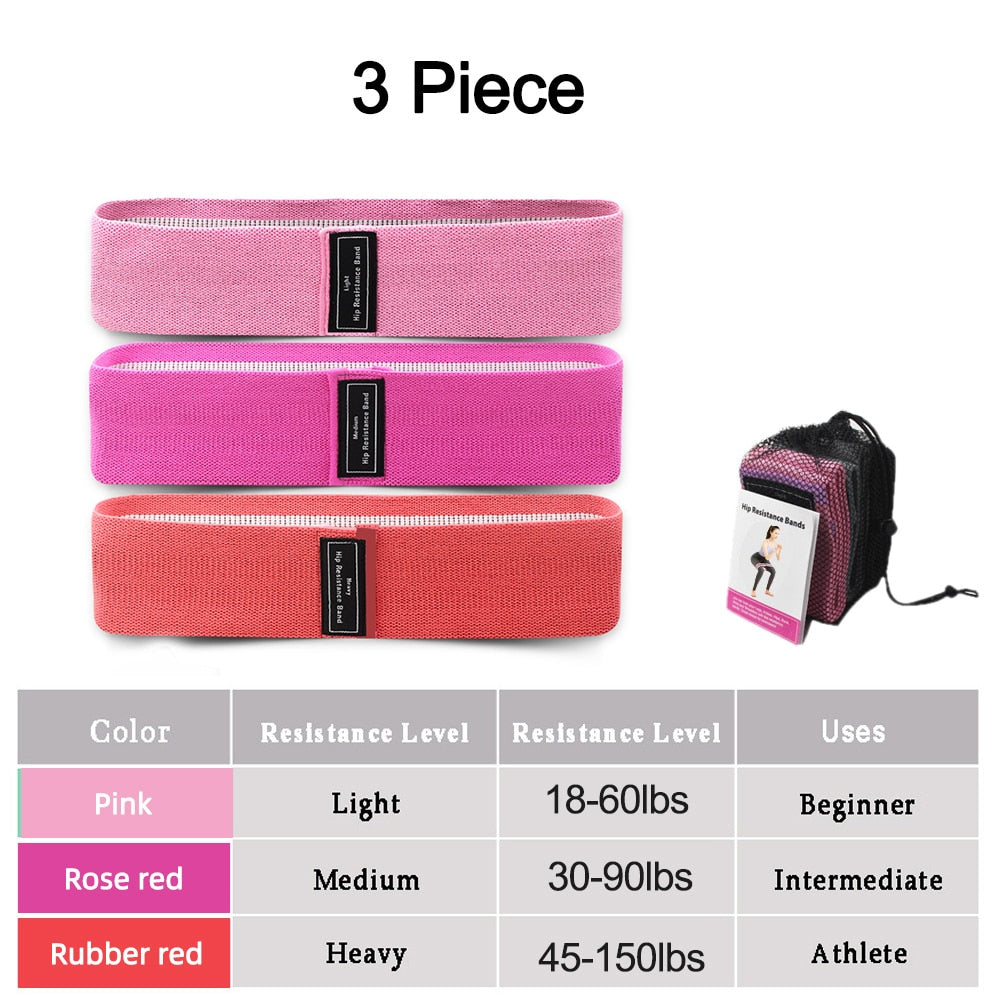 Elastic Fitness Rubber Band Belt