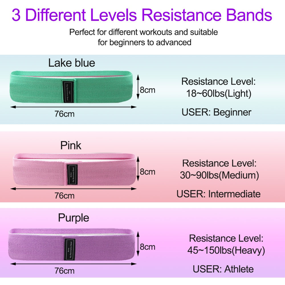 Elastic Fitness Rubber Band Belt