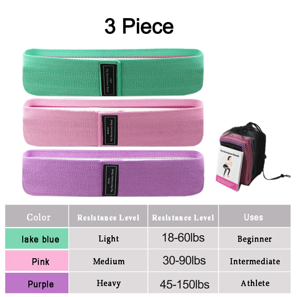 Elastic Fitness Rubber Band Belt