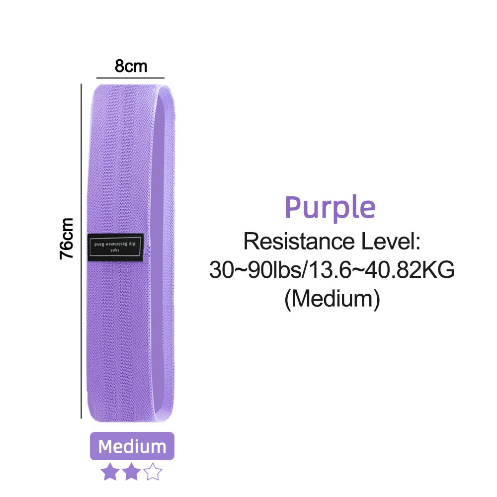 Elastic Fitness Rubber Band Belt