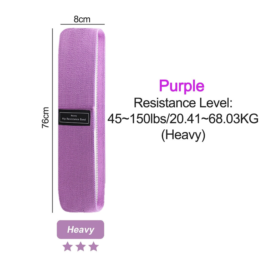 Elastic Fitness Rubber Band Belt