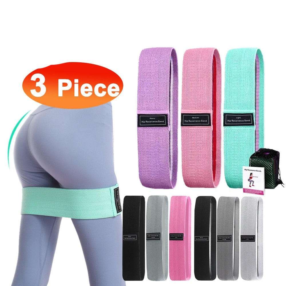 Elastic Fitness Rubber Band Belt